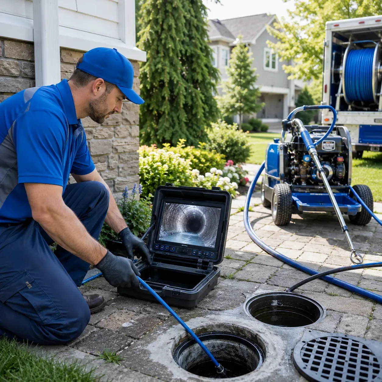 Outdoor drain cleaning professionals serving Mountainside, NJ