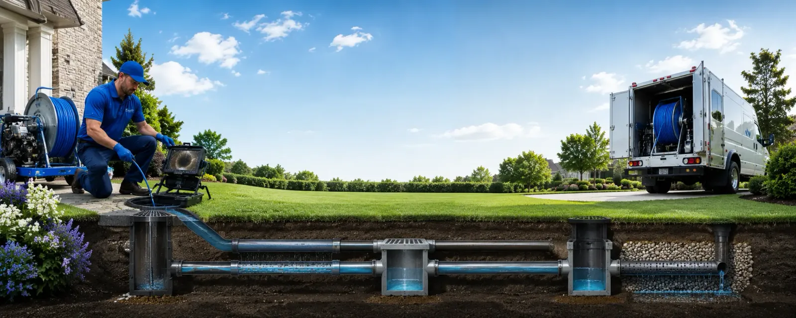 Outdoor drain cleaning information for Mountainside, NJ